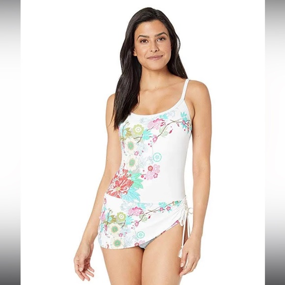 Johnny Was Kia Skirted Tank Bathing Suit Size XS - Picture 6 of 11